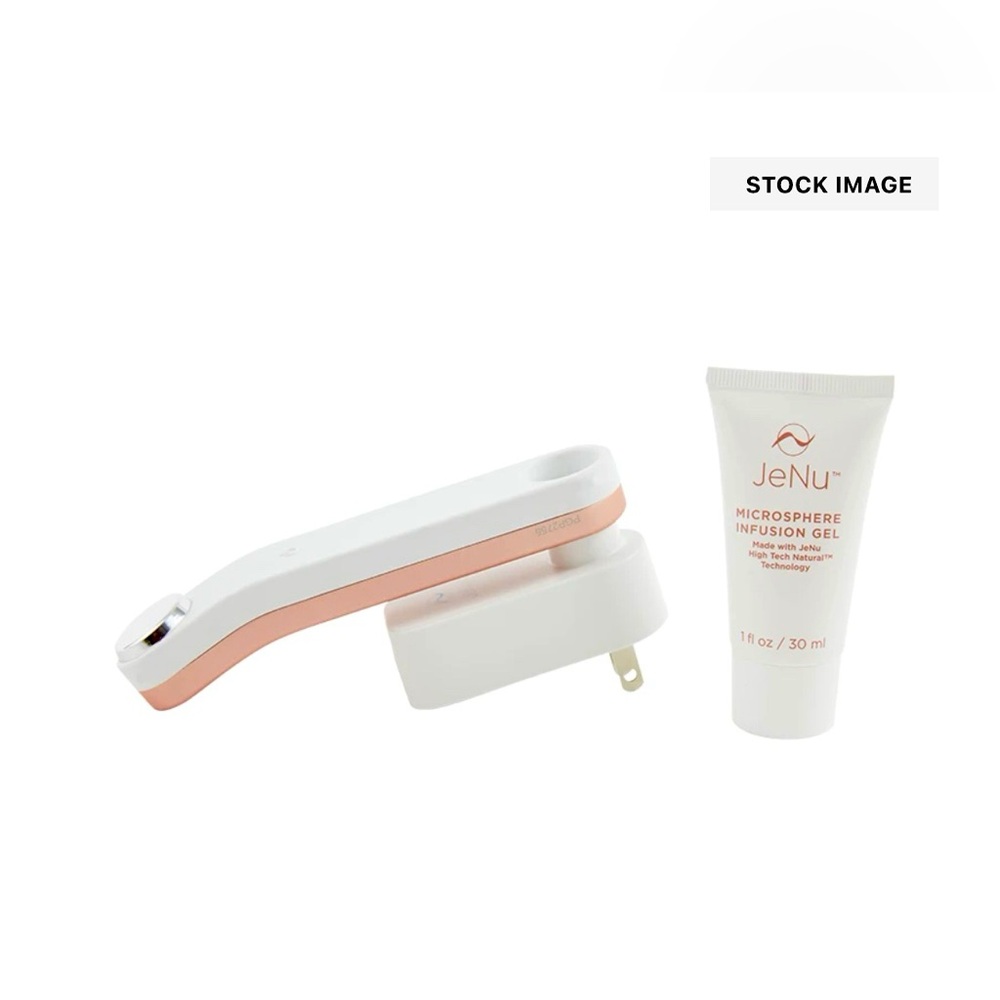 NEW Trophy Skin JeNu Plus Ultrasonic Infuser plus 1 oz Microsphere Infusion Gel